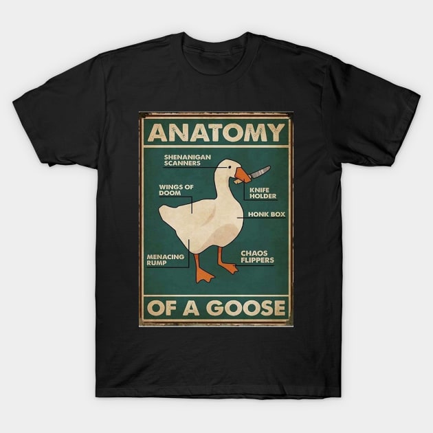 Anatomy Of A Murderer Goose Meme T-Shirt by brendacart